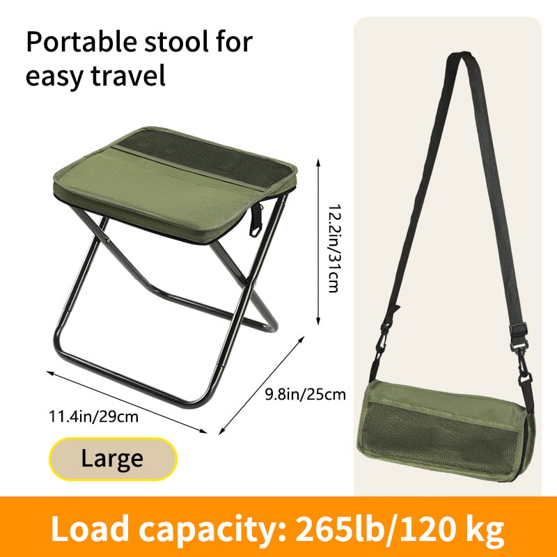 Ultralichte Opvouwbare Kruk – Draagt Tot 120 kg