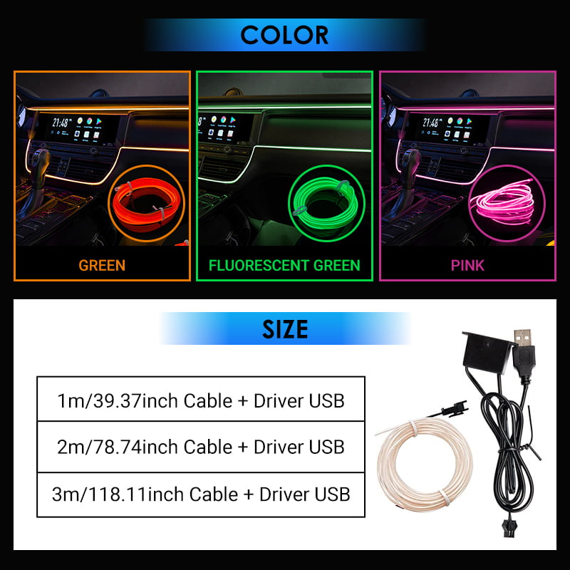 ⏳ Tijdelijke aanbieding ⏳✨ Sfeerverlichting voor Auto-interieur