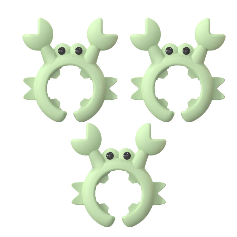 🦀Krabbenbestekhouder — met één hand te gebruiken, spatbestendig en hittebestendig. Zo blijft je keuken netjes — haal hem nu snel in huis! ✅