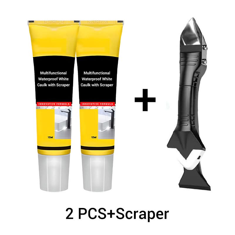 🔥2025 HOT SALE🔥Multifunctionele Waterdichte Witte Kit met Schraper