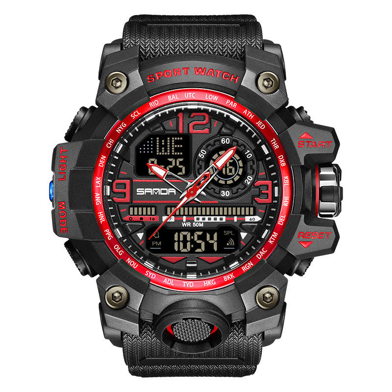 ⌚ 50% KORTING NU! 💦 Heren Multifunctioneel Waterdicht Lichtgevend Horloge – 50M, Schokbestendig & Nachtzicht 🌃