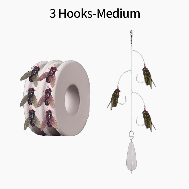 Multi-Hook Kunstmatige Vliegvisserslokdoos
