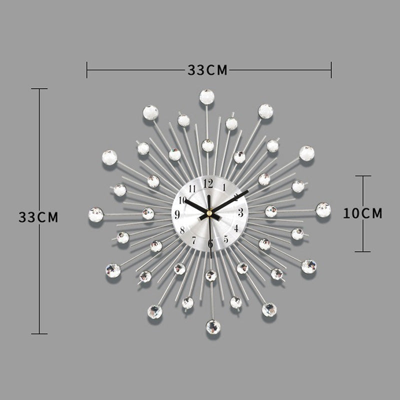 🎁2026 Nieuw binnen 50% KORTING💥💫Stijlvolle Strass-Wandklok | Stil & Elegant Voor Jouw Interieur🕰️✨