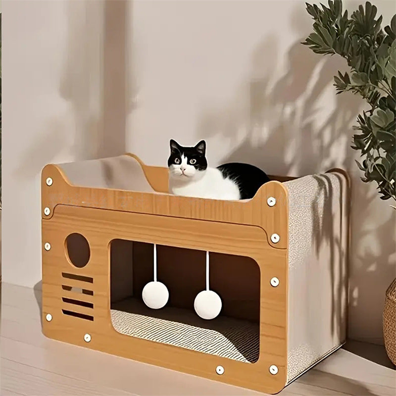 🐱 NU 50% KORTING! ⏰ 2-in-1 Sisal Krab- en Ligstoel voor Katten – Krabben & Loungen, Duurzaam Sisal & Ruimtebesparend 🛏️