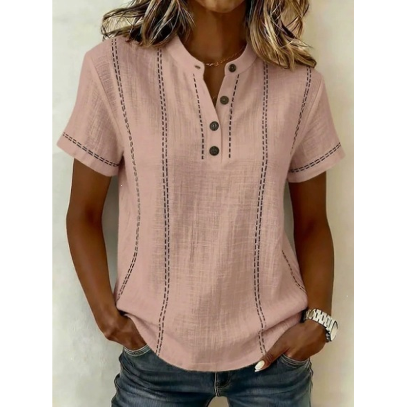 Dames casual short sleeve top