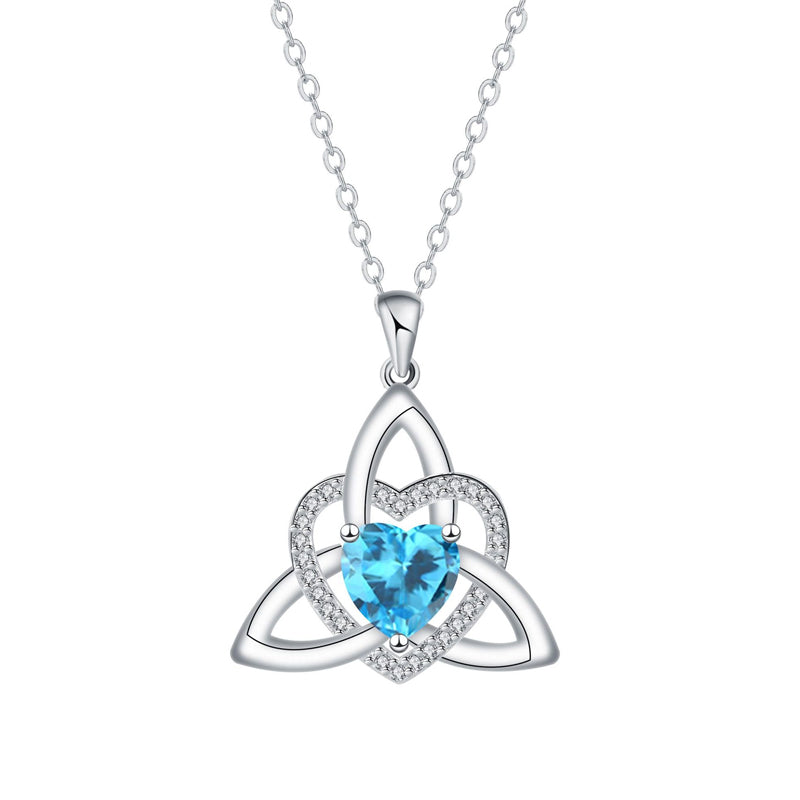 Keltische Knoop Hart Ketting