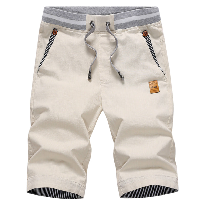 Heren Korte Broek Colorblock - Casual Short met Trekkoord