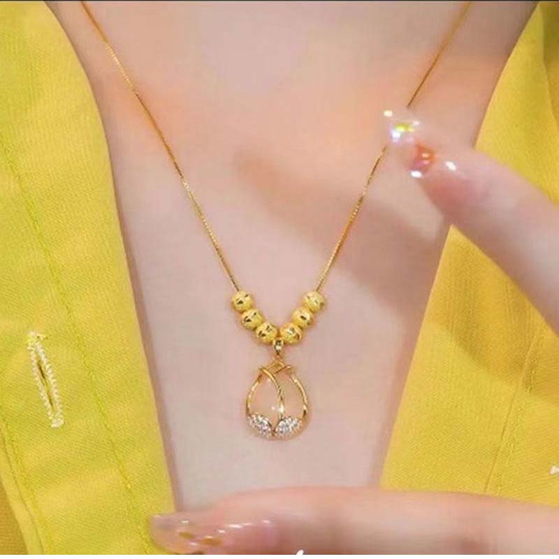 Elegante Ketting met Tulpenhanger