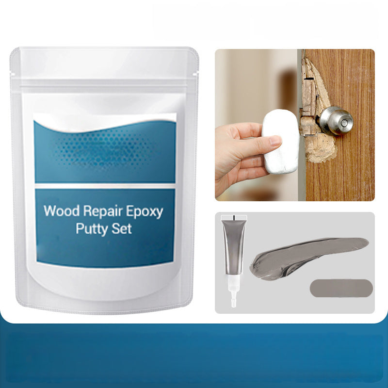 🪵 TIJDELIJKE AANBIEDING: 50% KORTING! ✨ Epoxy-plamuur set voor houtreparatie – zeer sterk, kneedbaar, glad te schuren 🛠️
