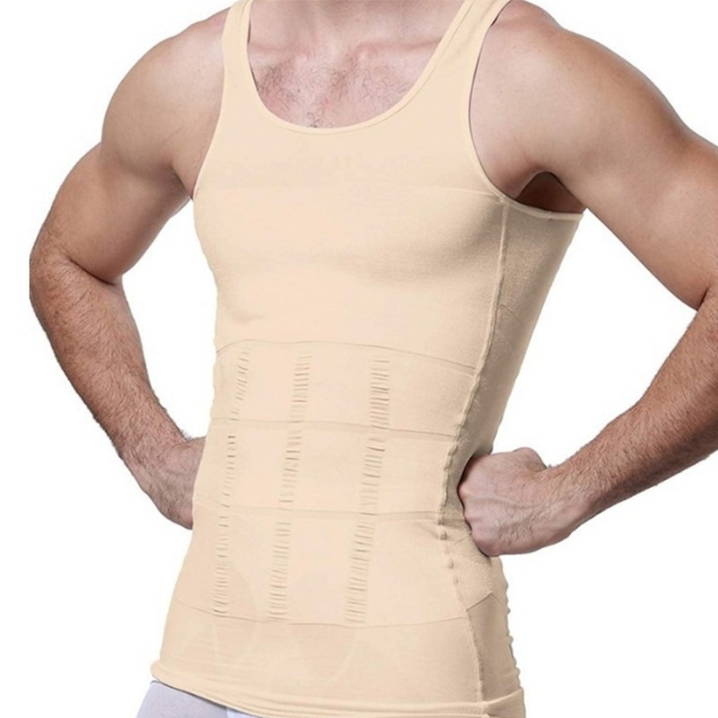 Heren compressie body shaper tanktop