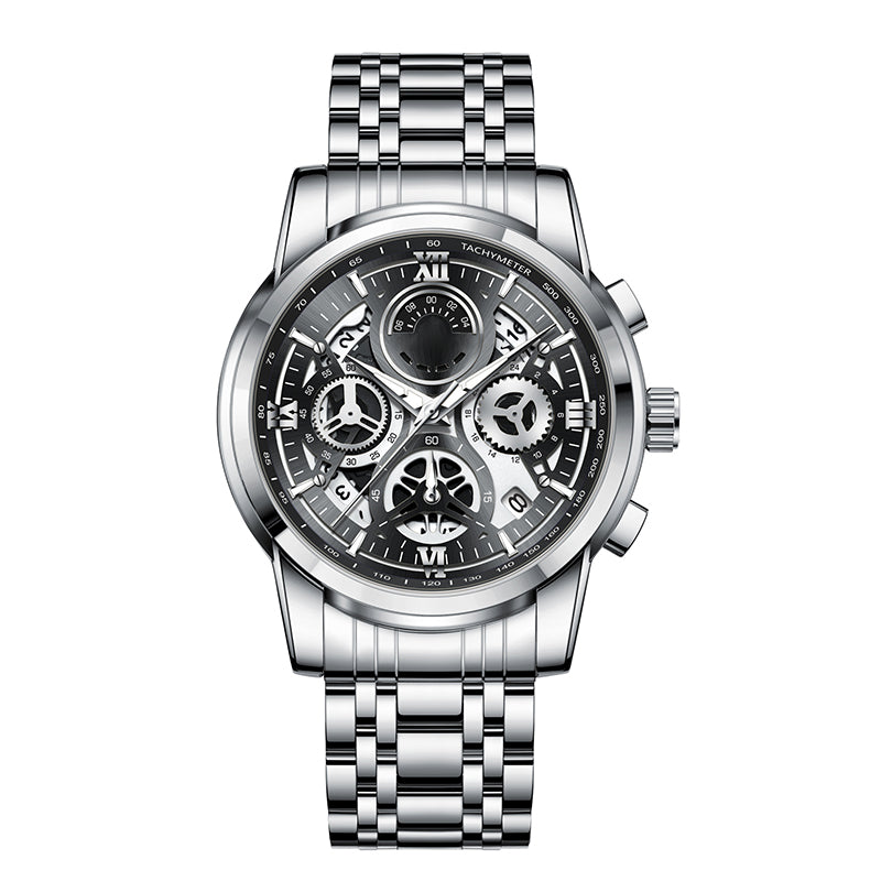 Heren klassiek kwarts horloge