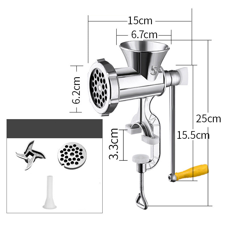 2-in-1 Multifunctionele Vleesmolen & Worstenvuller