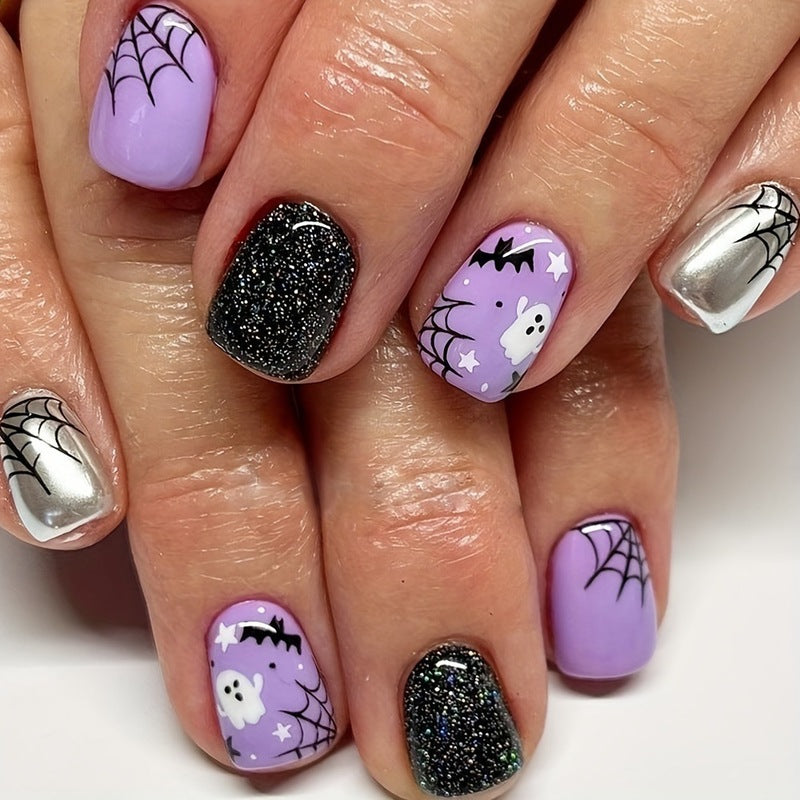 Halloween Aufklebe-Nagelset