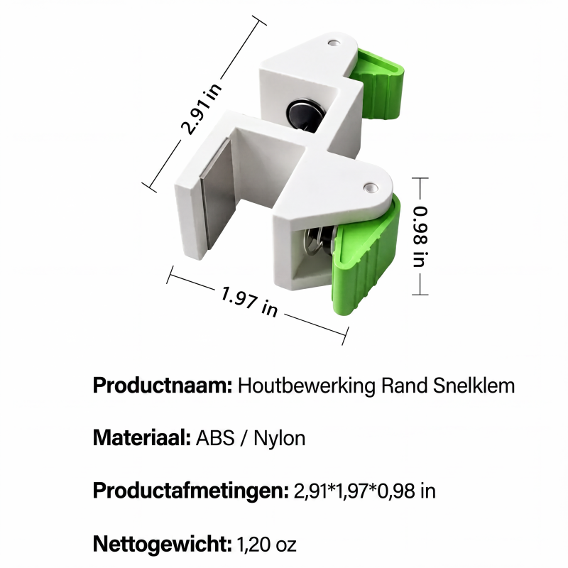 Installatieklem voor houtbewerkingsvulplaat