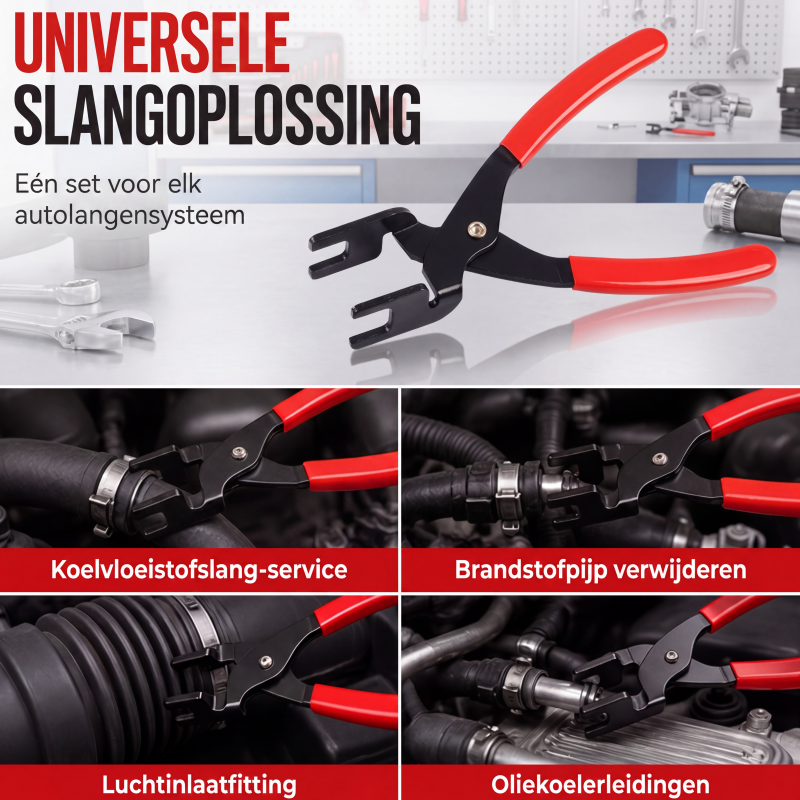 Professionele brandstofleiding losmaaktangen