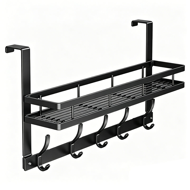 🔥 Zolang de voorraad strekt – 50% KORTING! 🎉 Over-de-deur haken met opbergmand