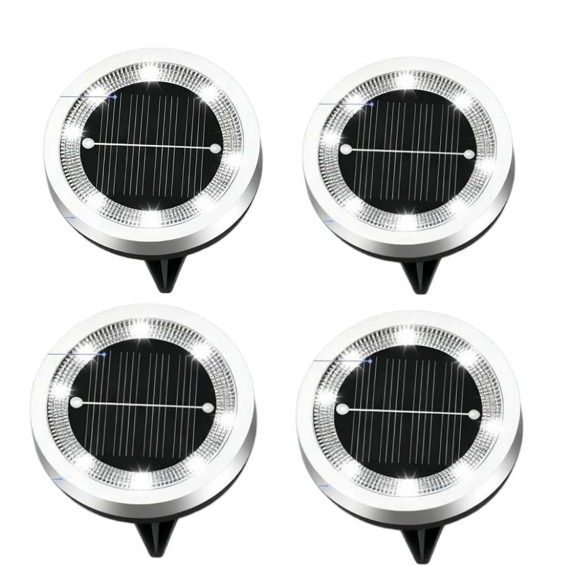 💥 Buiten Tuin Zonne Grond Lampen – 4 Stuks ☀️🌿✨