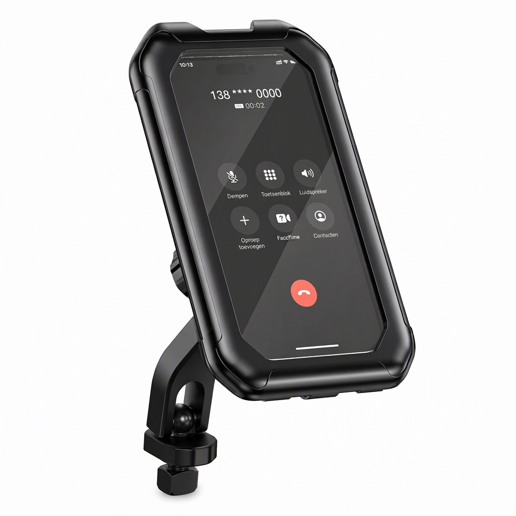 📢📢 50% KORTING!! ⏰ Waterdichte telefoonhouder voor fiets en motor – IPX6, aanraakbaar, 360° draaibaar ✨