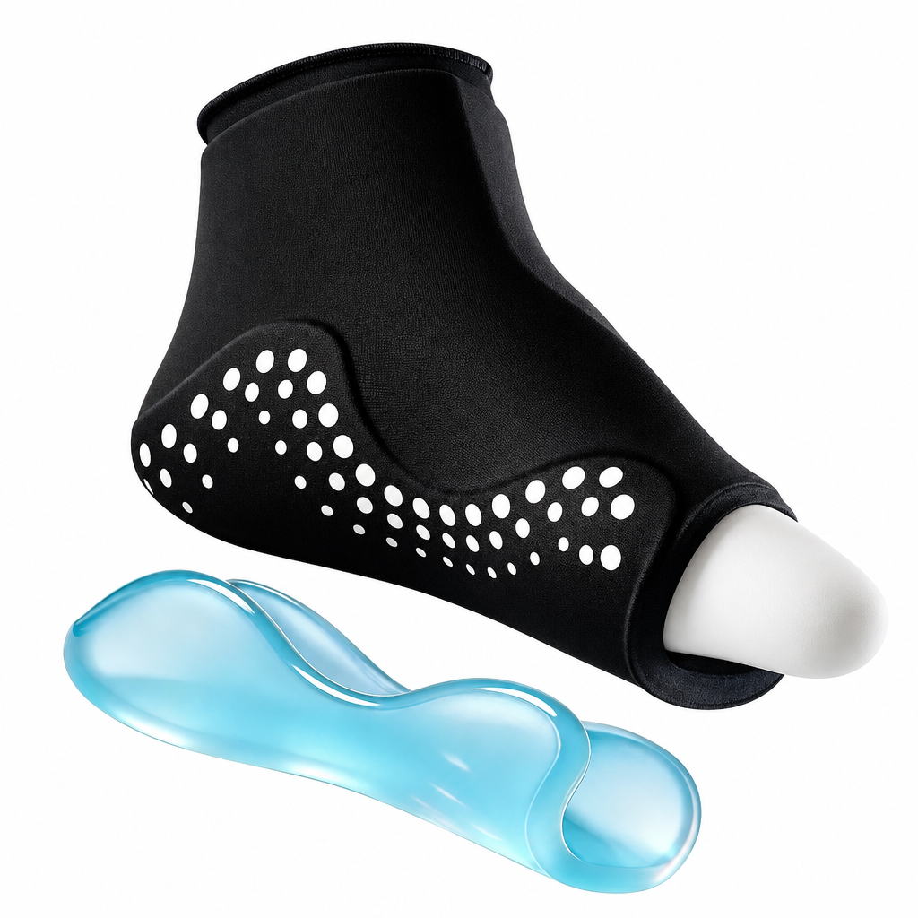 Verlengde 3D Dikke Solide Gel Enkel Pak Wikkel voor Voet en Enkel Koude Therapie