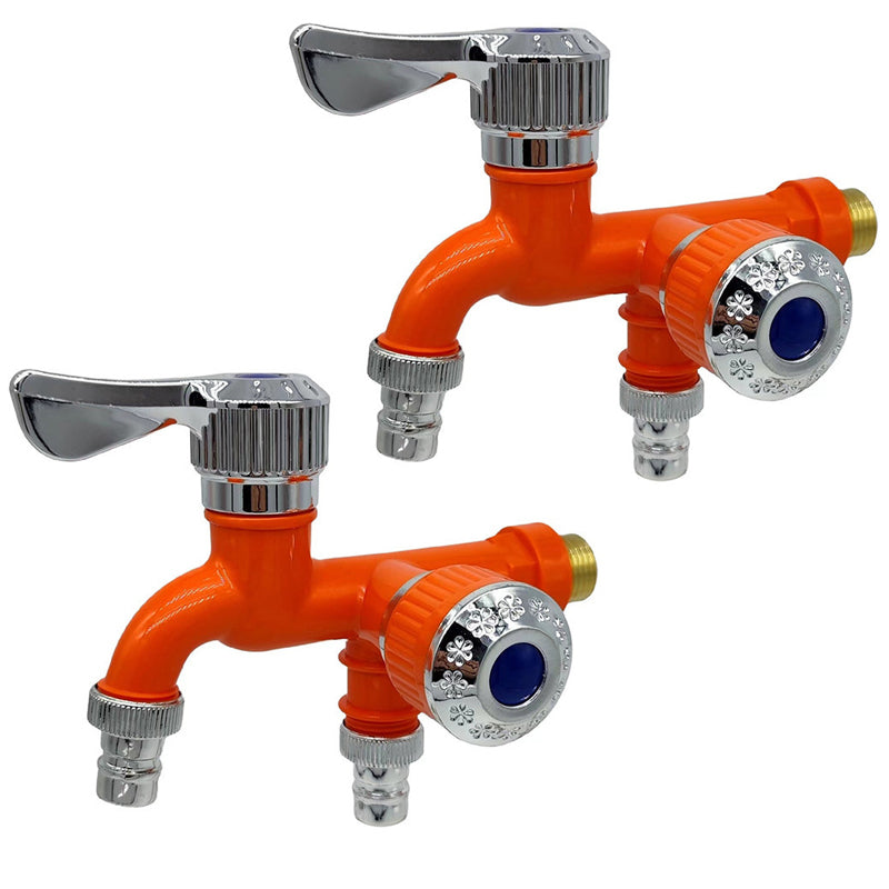Dubbele Waterkraan met 2 Uitgangen – Onafhankelijke Bediening & Vorstbestendig
