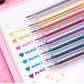 Glitter Gelpen Set - Veelkleurige Pennen Creatief Schrijfwaren Cadeau