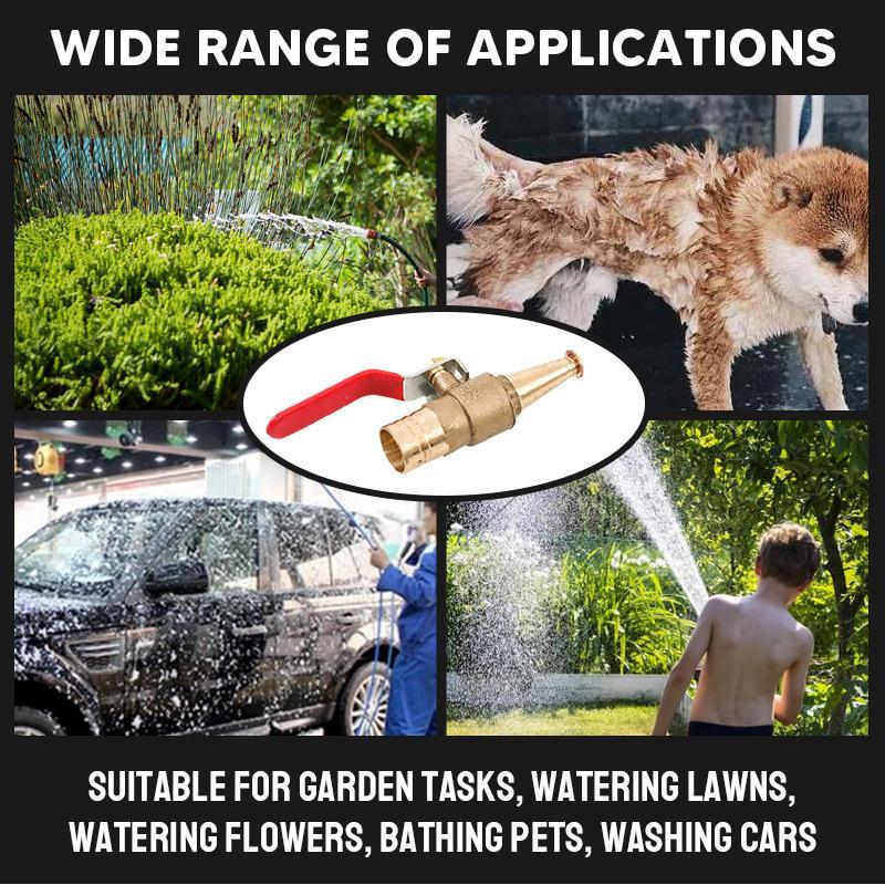 💧 50% KORTING NU! 🔫 Hogedruk koperen waterpistool – Multifunctioneel spuitstuk, verdikte afsluiter & lekvrij 💪