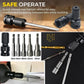 📢📢50% KORTING⏰1/4" Hex Shank Dopsleuteladapter – 1/2" naar 1/4", Snelontgrendeling⚙️