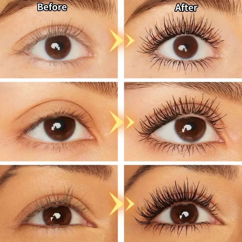 🔥 1 + 1 gratis | Populaire mascara voor krullende en volle wimpers🛒 |Waterbestendig 🚿