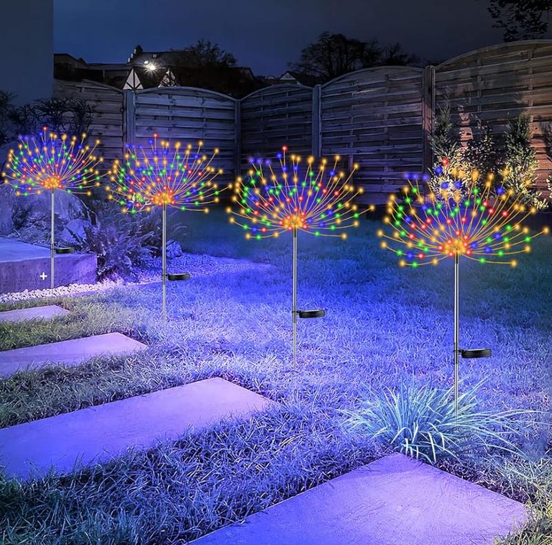Waterdichte Vuurwerklamp op Zonne-Energie voor de Tuin