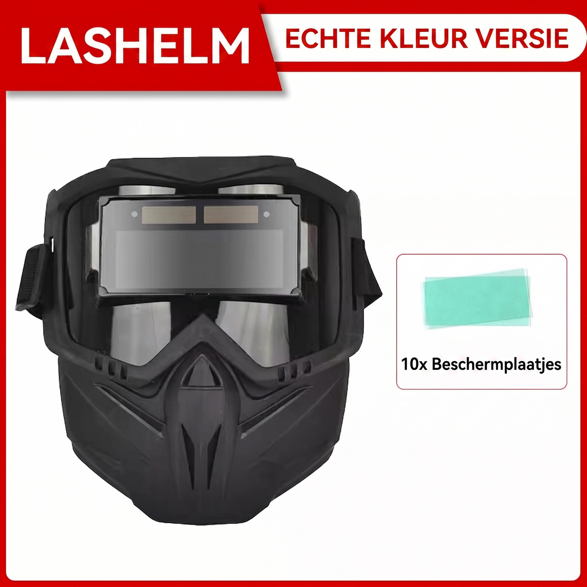 🌞50% Korting!🛡️Revolutionair 2-in-1 Automatisch Verduisterend Lasmasker - Afneembare Lasbril met True Color - Tactisch & Veilig Design - Voor Precisie Lassen