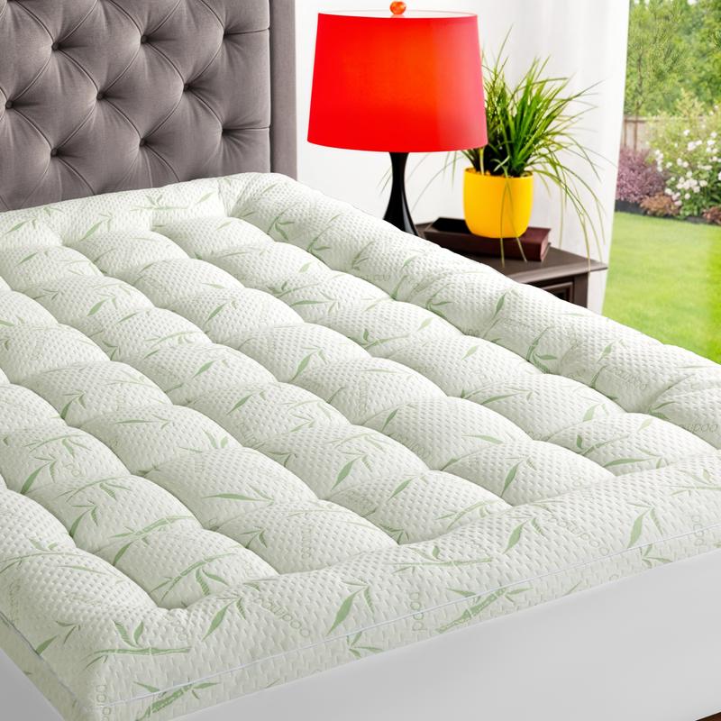 🔥Koud slapen op een dunne matras is op te lossen zonder nieuwe matras – Dikke Gewatteerde Matrasbeschermer | 3 Kleuren | 5 Maten (90–200 cm) 🛏️❄️