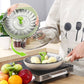 🌻Herfst Aanbieding📢📢 50% KORTING!! ⏰🧑‍🍳Roestvrijstalen opvouwbare groentestomer