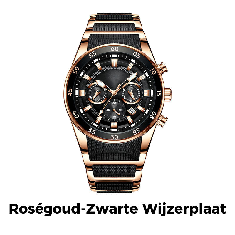 🔥 HOT SALE - 50% KORTING 🎁 Multifunctioneel Waterdicht Quartz Horloge voor Heren