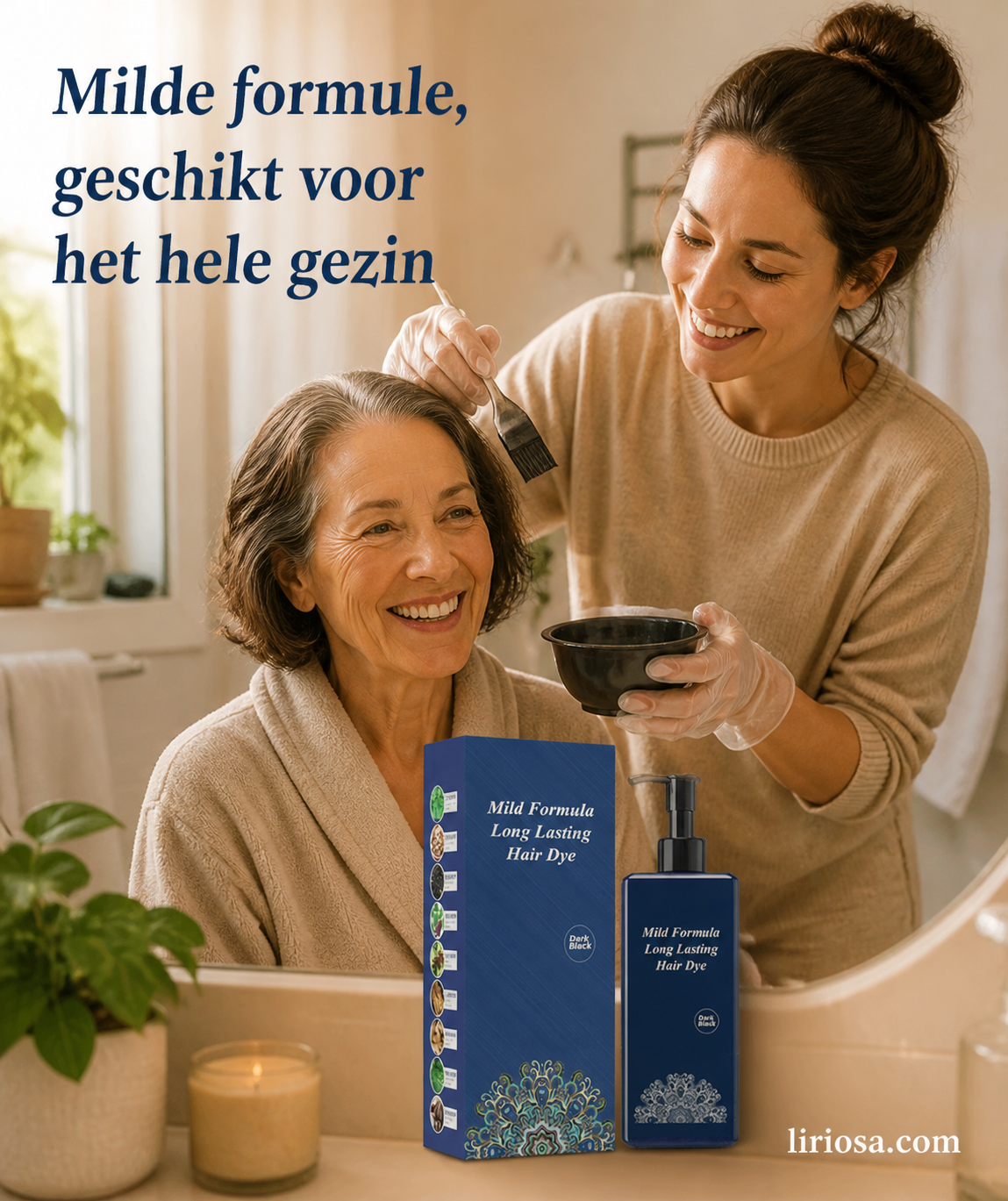 🔥Laatste dag - 50% korting🔥Milde Formule Langdurige Haarverf