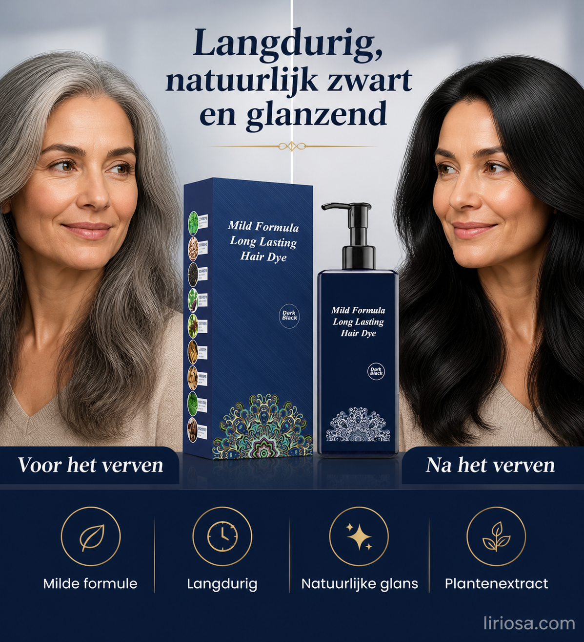 🔥Laatste dag - 50% korting🔥Milde Formule Langdurige Haarverf