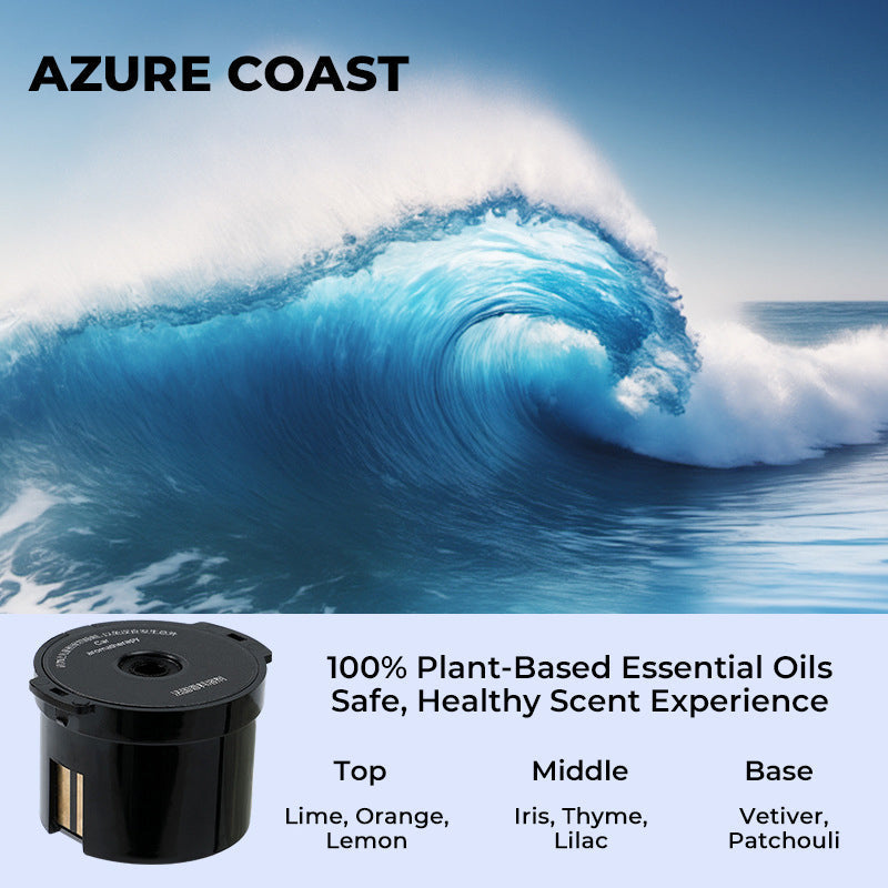 🌋☁️2025 Cloud Mist Auto Diffuser - Automatisch Aan/Uit met 30 dagen USB-C batterij & 1 navulling = 1 jaar frisheid