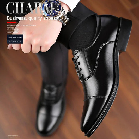 Heren Business Formele Lederen Schoenen - Klassiek Design met Superieur Comfort