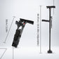 🦯 Multifunctionele opvouwbare wandelstok – met ingebouwd lampje, noodalarm, vierpotige voet en 5-traps hoogteverstelling✨