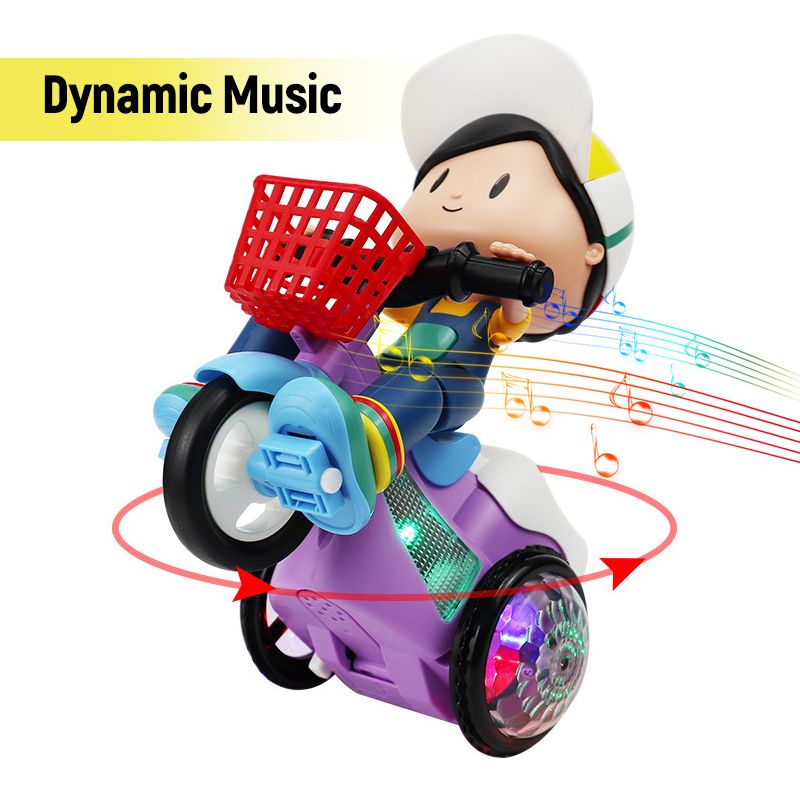 🚗 50% KORTING! ✨ Lichtgevend Stunt Driewieler Speelgoed voor Kinderen – Spannende Stuntfunctie, Lichteffect, Duurzaam
