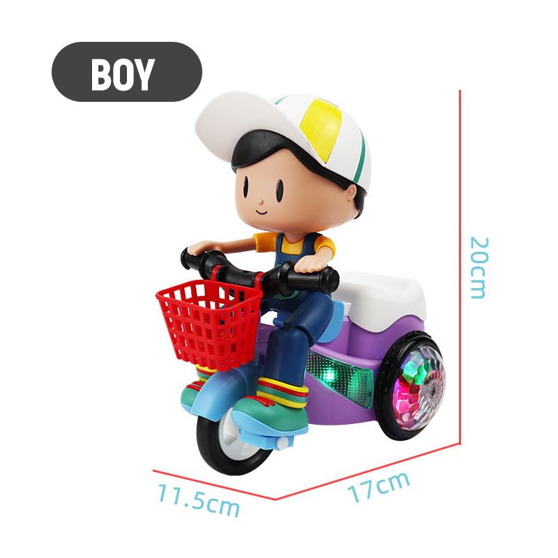 🚗 50% KORTING! ✨ Lichtgevend Stunt Driewieler Speelgoed voor Kinderen – Spannende Stuntfunctie, Lichteffect, Duurzaam