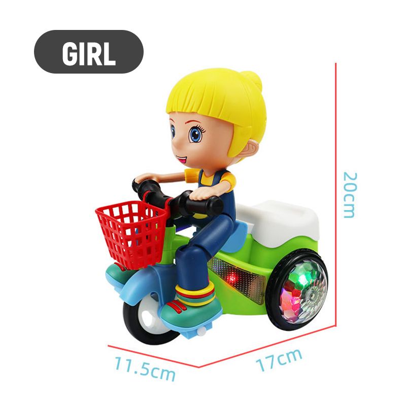 🚗 50% KORTING! ✨ Lichtgevend Stunt Driewieler Speelgoed voor Kinderen – Spannende Stuntfunctie, Lichteffect, Duurzaam