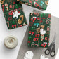 🔥50% KORTING✨Digitaal Kerst Inpakpapier🎁Moderne Print, Levendige Kleuren, Rolformaat✨