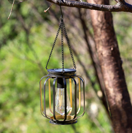 🌟Retro metalen lantaarns op zonne-energie