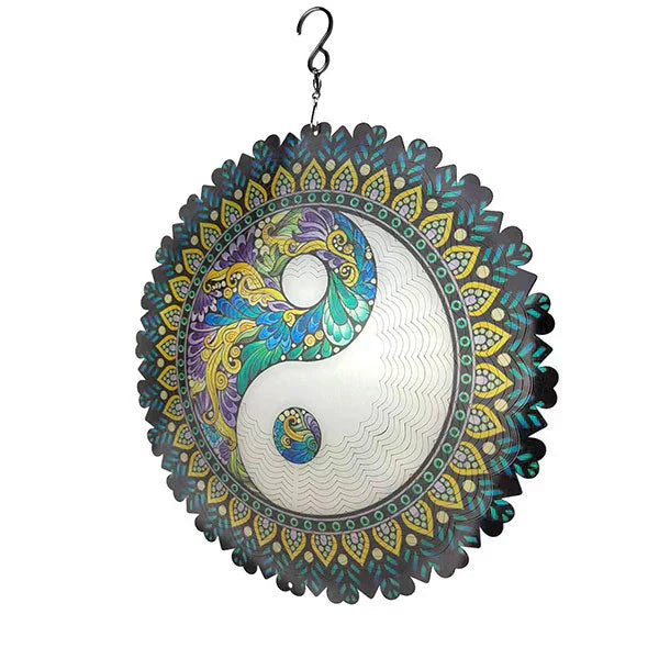 (🎁2025 Hot Sale🎁) 3D kleurrijke wind draaiende mandala
