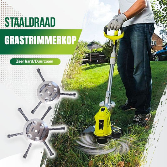 🔥Staaldraad grastrimmerkop
