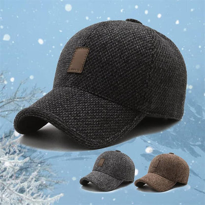 📣50% KORTING!🎁Winterse Lichtgewicht Baseballpet met Inklapbare Oorwarmers❄️