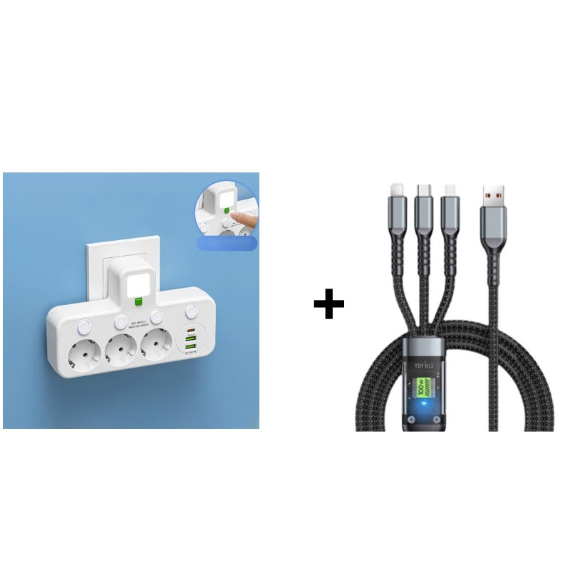 🎁Slimme stekkerdoos met USB-poorten