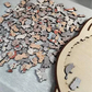 🎁Kerstuitverkoop 49% KORTING🎅135-delige Morandi-kleurige houten puzzel in de vorm van een kat