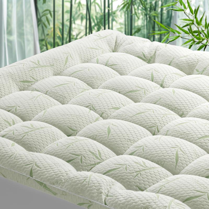 🔥Koud slapen op een dunne matras is op te lossen zonder nieuwe matras – Dikke Gewatteerde Matrasbeschermer | 3 Kleuren | 5 Maten (90–200 cm) 🛏️❄️