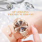 🔥Dames modieuze diamant maanster horloge